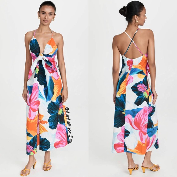 MARA HOFFMAN Lolita Dress Floral Maxi - Picture 1 of 8